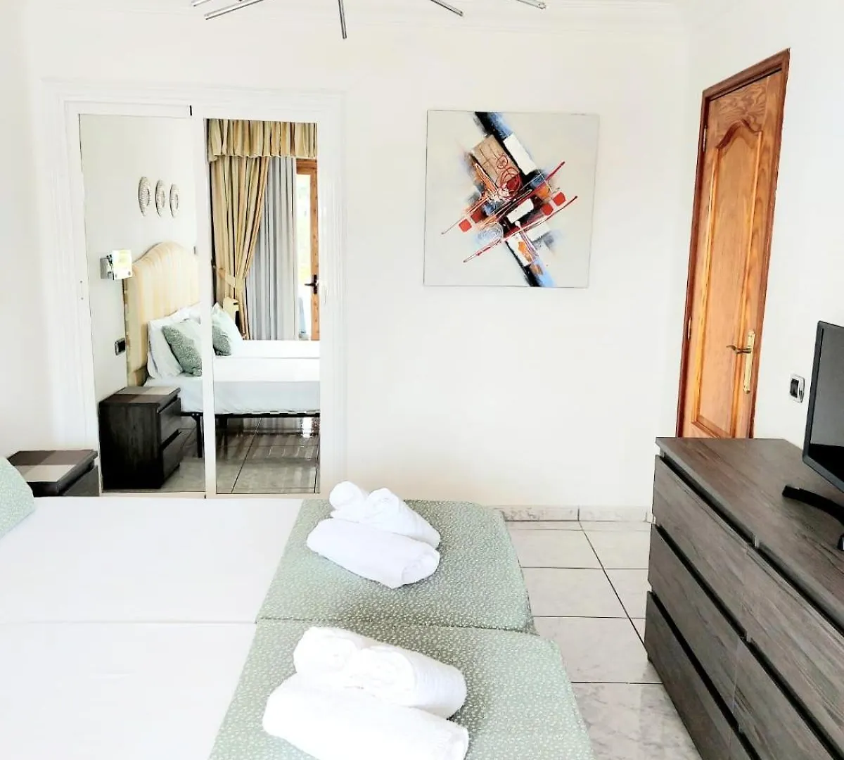 First Line Los Geranios Ocean View Apartment Air Conditioned 50 M From La Pinta Beach Costa Adeje  Costa Adeje (Tenerife)