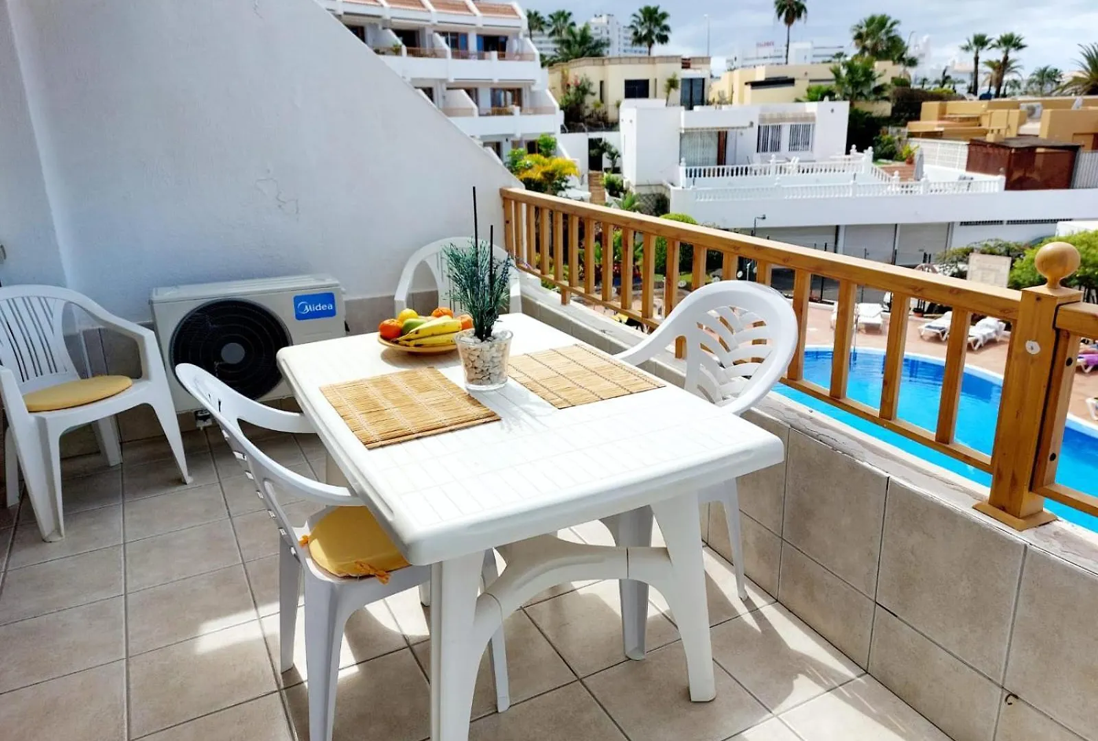 First Line Los Geranios Ocean View Apartment Air Conditioned 50 M From La Pinta Beach Costa Adeje